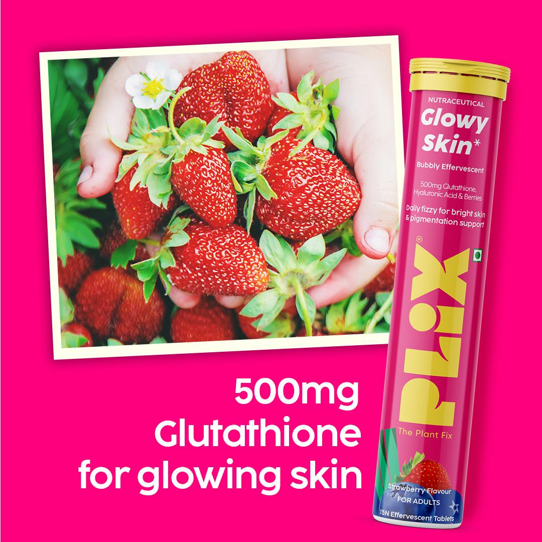 Skin Glow Glutathione Tablets (Strawberry, Pack of 2) • Beautybeecosmetics  💕 • HYPD
