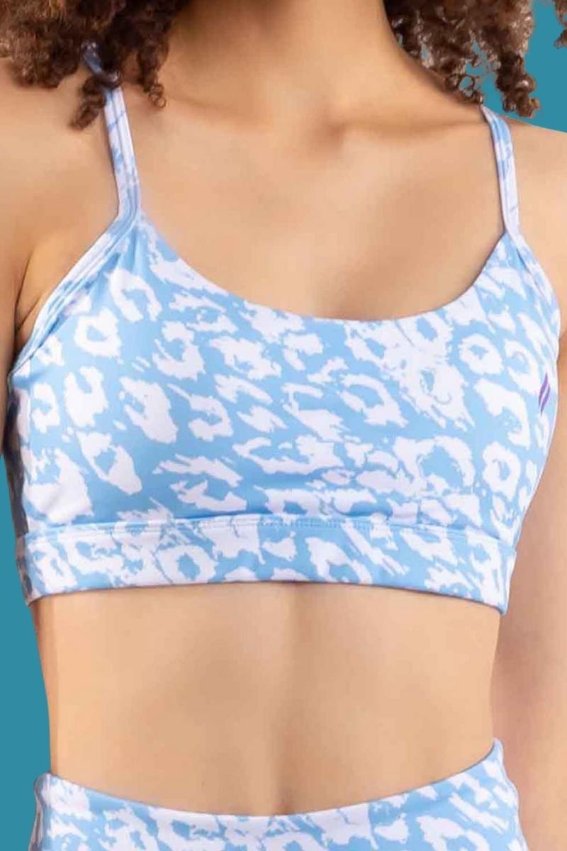Space Blue Sports Bra High Support – Kica Active