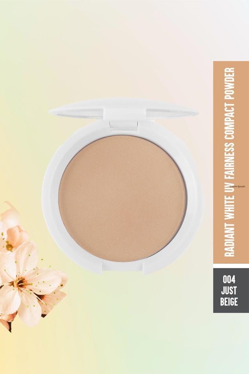 Colorbar Radiant White UV Compact Powder – Just Beige, Leichtes Puder