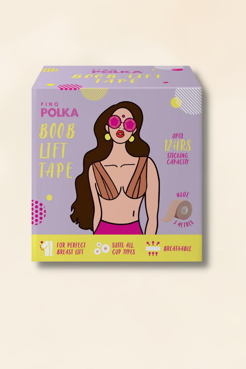 Buy PINQ Polka Premium Reusable Boob Rabbit Shaped Lift Cup for